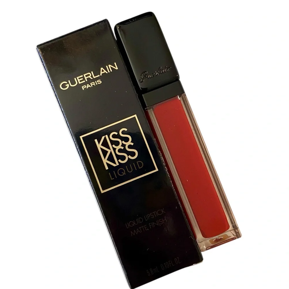💎 Guerlain Paris KissKiss Liquid Lipstick in Shade L322 Seductive Matte Matte